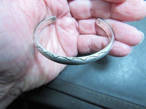 einzigartiges indianisches Silber Sandguss Armband - Bild 5 von 10