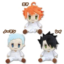 The Promised Neverland sitting Plush doll  Emma Norman Ray all 3 types set 16cm 
