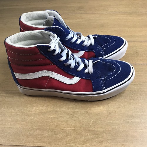 VANS Suede Red/White/Blue Sz 8.5 Mens 