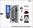 NEW LEGO - Sticker - Star Wars - Battle on Saleucami - Set 75037