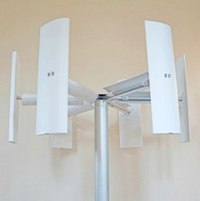 Espansione +3 pale (3+3=6) x generatore eolico asse verticale DOMUS 500W