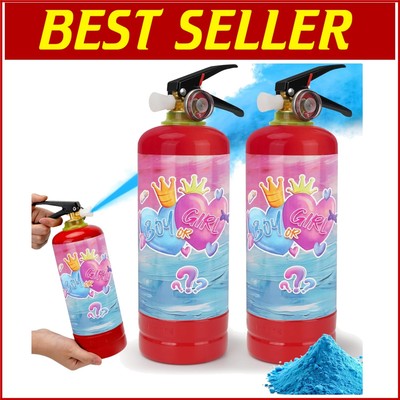 Celebrate with Gender Reveal Fire Extinguishers - Unique Party Decor, 2 Pack