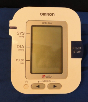 OMRON AUTOMATIC BLOOD PRESSURE MONITOR WHITE MODEL: HEM-780N