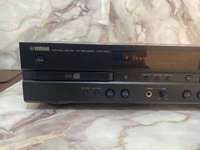 Yamaha CDR-D651 Double Deck CD Player & Recorder Combo **READ