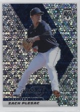 2021 Panini Mosaic Quick Pitch Silver Mosaic Prizm Zach Plesac #105 0mv0