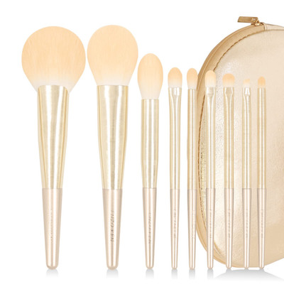 Enzo Ken Natural Hair Makeup Brush Set Professional Fox Hair Makeup Brushes Set
