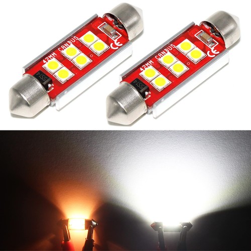 211-2 212-2 578 LED Light Bulb Super Bright 500 Lumens Festoon 41mm 42mm 6000...