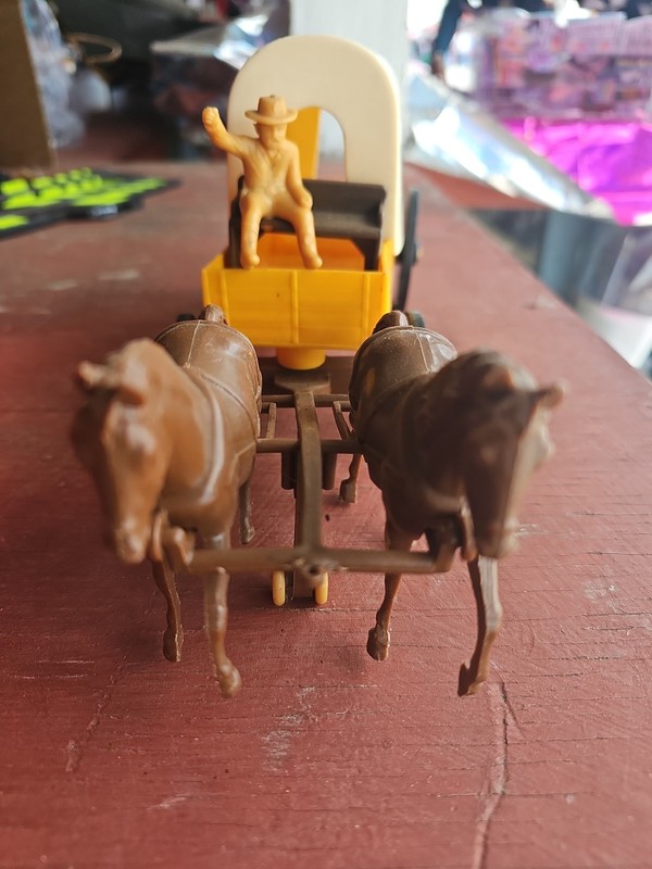 Western Horse Wagon Toy