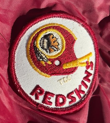 Vintage Washington Redskins Stadium Blanket 1970s 1980s Fold Up Pouch