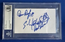 Stone Temple Pilots Scott Weiland Eric Dean Rob DeLeo BAND SIGNED INDEX Beckett