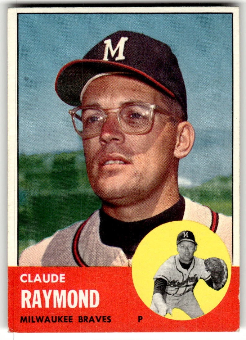 1963 Topps Claude Raymond Rookie #519
