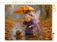 Calvendo Puzzle Puddles Full Of Magic | 1000 Pieces, Finished Size 25.2 × 18.9 I