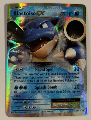 #ad #ad Blastoise EX 21 108 Evolutions Holo 2016 Pokemon LP $4.75