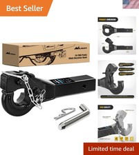 10-ton Pintle Hitch For 2-inch Receiver Hook Military Receiver 20000lbsfits ...