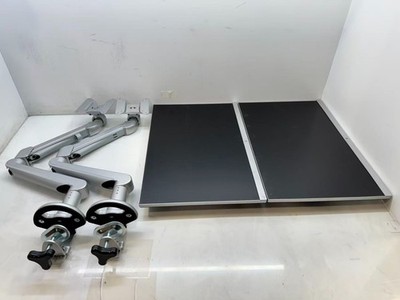 Lot of 2 HP E243i 23.8'' FHD 1920 x 1200 Monitor & 2 Monitor stand (No Screws)