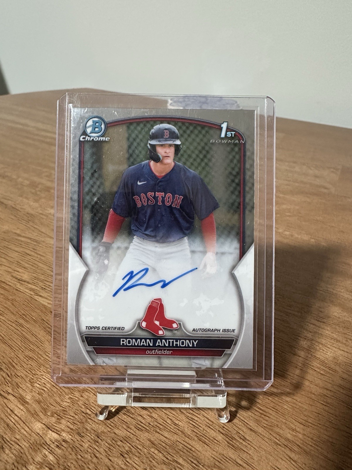 2023 Bowman - Chrome Prospect Autographs Roman Anthony #CPA-RA (AU, RC)