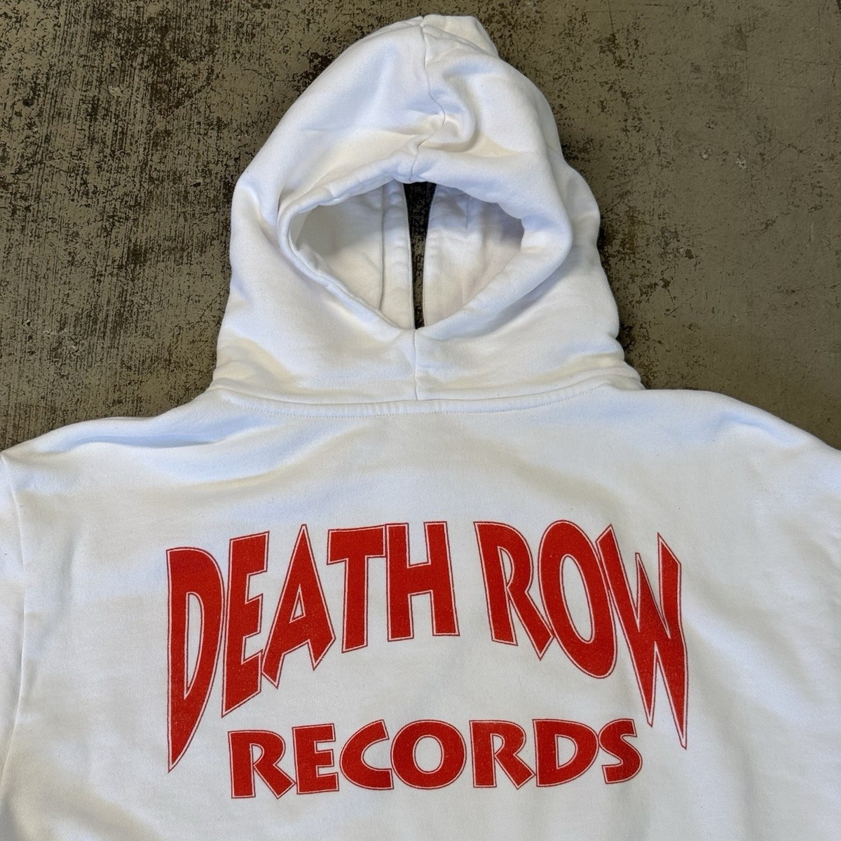 Death Row Records Hoodie XL & Sweatpants XXL Mens White Tracksuit