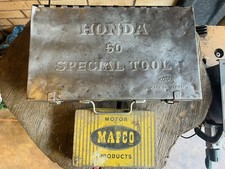 1960's Kowa Honda Motorcycle CB 450 Special Tool Box And Motor Mafco Box