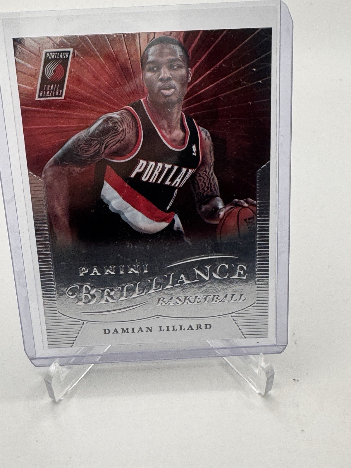 2012-13 Panini Brilliance - #283 Damian Lillard (RC) Starburst Blazers
