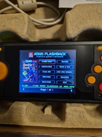 Atari Flashback Portable Console - Complete w Instructions Cable Tested Working 