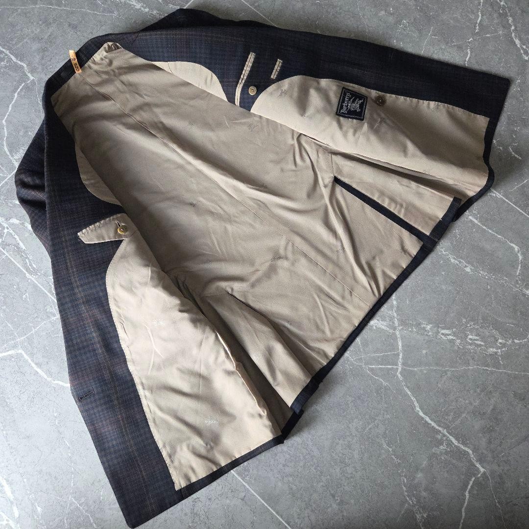 Burberry Horse Logo Double-Breasted Navy Blazer, Men's, Size Small thumbnail 5