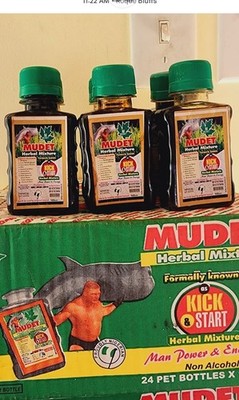 4bottles  Mudet Manpower herbal drink, kick and start, 