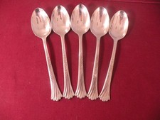 Set of 5 Teaspoons Oneida SPRING GLEN Stainless Distinction Deluxe 6"