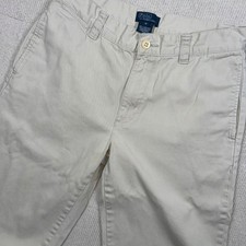 Polo Ralph Lauren Chino Pants Boys 16 Tan Straight Leg Cotton Twill Classic