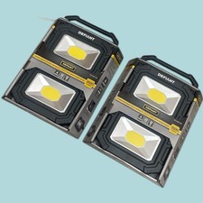 Defiant 3500 Lumens Rechargeable Magnetic Utility Light w/ Power Bank 4 Lights 