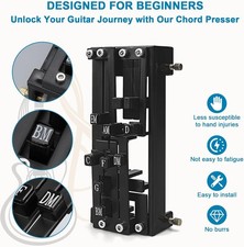 Guitar Chord Presser, Beginner Guitar Learning Tool with 11 Chords, Capo  Pi...