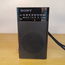 Sony ICF-P26 Portable Pocket FM/AM Radio Built-in Speaker TESTED WORKING