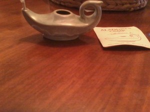 Vintage Wheaton Ware Stangl Pottery Aladdin Lamp 5 12/" long
