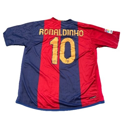 Ronaldinho Barcelona 2006/07 Home Jersey Size XL No Sponsor