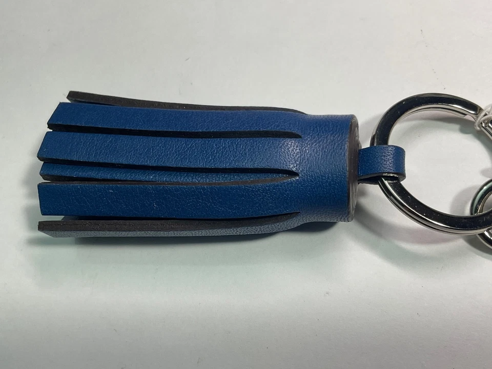 COACH Legacy Cuero Borla Bolso Dije Llavero Llavero Nuevo con Etiquetas 62376 Foto 4 de 4