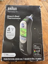 Braun ThermoScan 7 IRT6520 Digital Ear Thermometer Black Age Precision