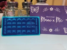 Maniology nail stamping plate MXM122 (Single Plate) Limited, Discontinued Subscr