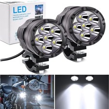 Motorcycle Fog Lights with 1inch Tube Bar Brackets, 2.5" Motorcycle 60W U21