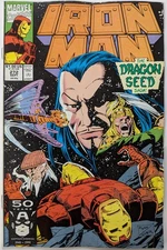 Iron Man #272 Marvel Comics 1991 Direct Edition F Sleeve & Board