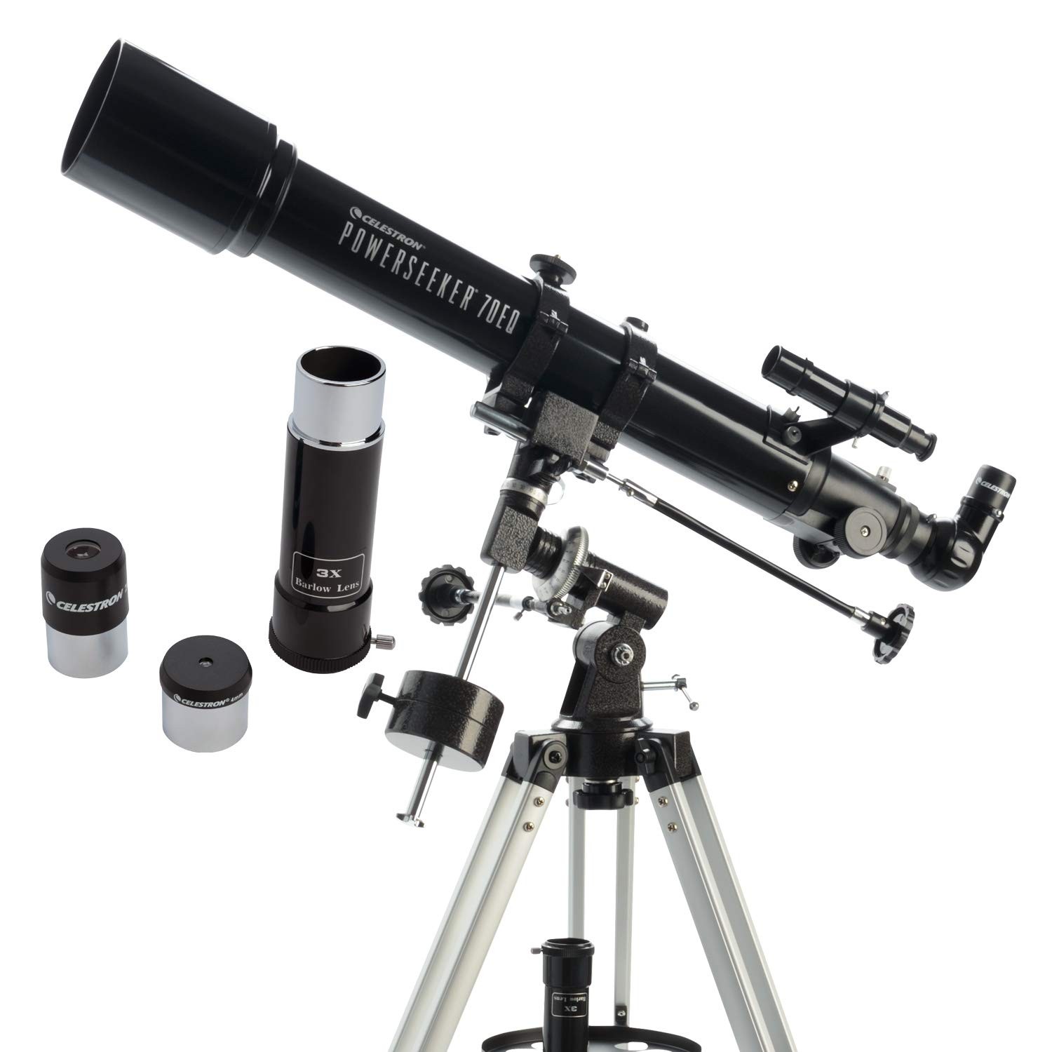 Celestron - PowerSeeker 70EQ Telescope - Manual German Equat