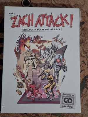 Zach Attack! Scratch 'n Solve Puzzle Pack