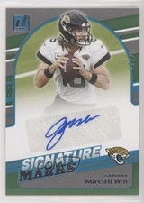 2021 Panini Donruss Signature Marks Green 17/25 Gardner Minshew II Auto 05u0