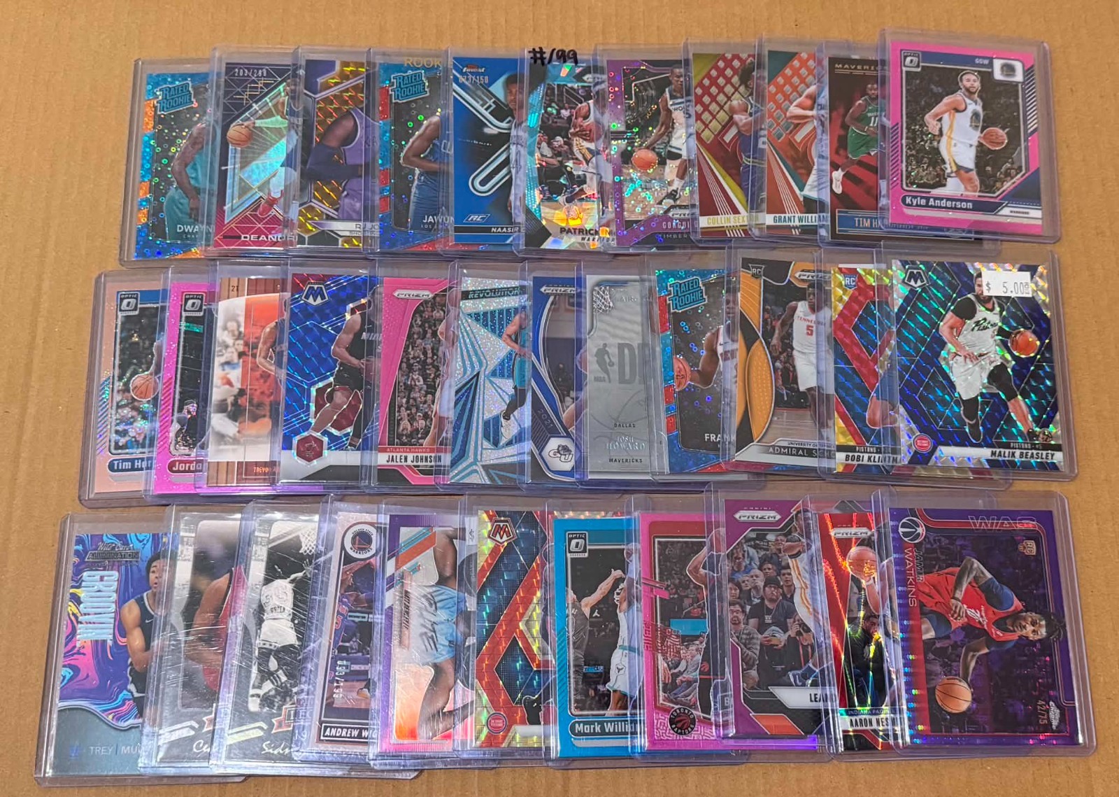 Huge Collection 187 Card Lot NBA Basketball Auto Patch Relic #d Cards Autographs view 3