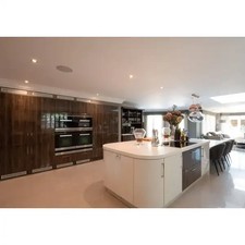 Complete Kitchen, Large Optiplan Modern, Island, Miele Appliances, Used