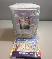 Bluey  Keepy Uppy  Comforter twin /full  Matching Twin Sheet Set