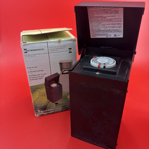 MALIBU Intermatic ML300RTW Low Voltage Transformer 300W Landscape Lighting Timer