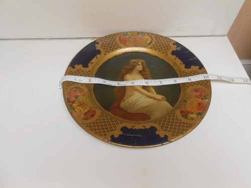 Topless Girl - Vienna Art Plates Pat Feb 21,st, 1905- Tin. Coca-Cola Image