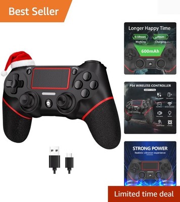 Wireless Controller for Ps4 Romote Compatible with Ps4/Slim/Pro/Windows PC, C...