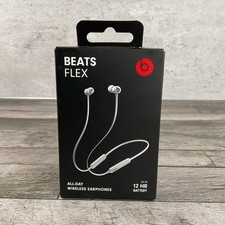 New - Beats Flex In-Ear Wireless Bluetooth Earphones - Smoke Gray