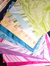 Scrapbooking MARBLED tourbillons 12x12 papier cartonné 14 pièces