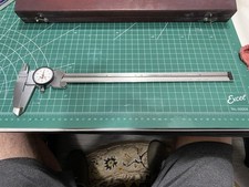 Starrett No 120 Dial Calipers 12-inch with Case, American Made